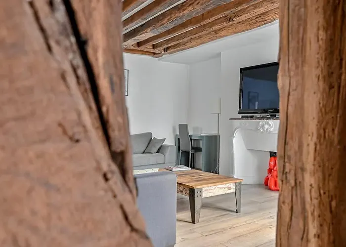 Appartement Grand 2 Pieces Typique Du Marais *