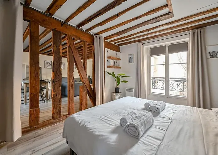 Grand 2 Pieces Typique Du Marais Appartement Paris