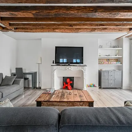 Grand 2 Pieces Typique Du Marais Appartement