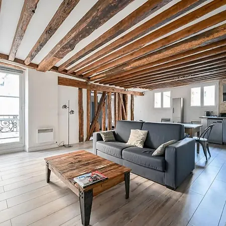 Grand 2 Pieces Typique Du Marais Paris