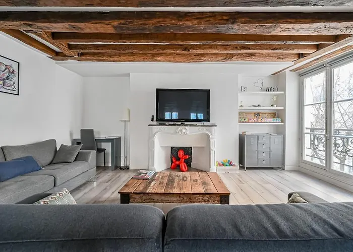 Grand 2 Pieces Typique Du Marais Appartement