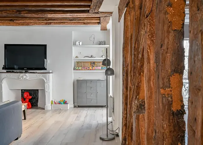 Appartement Grand 2 Pieces Typique Du Marais *